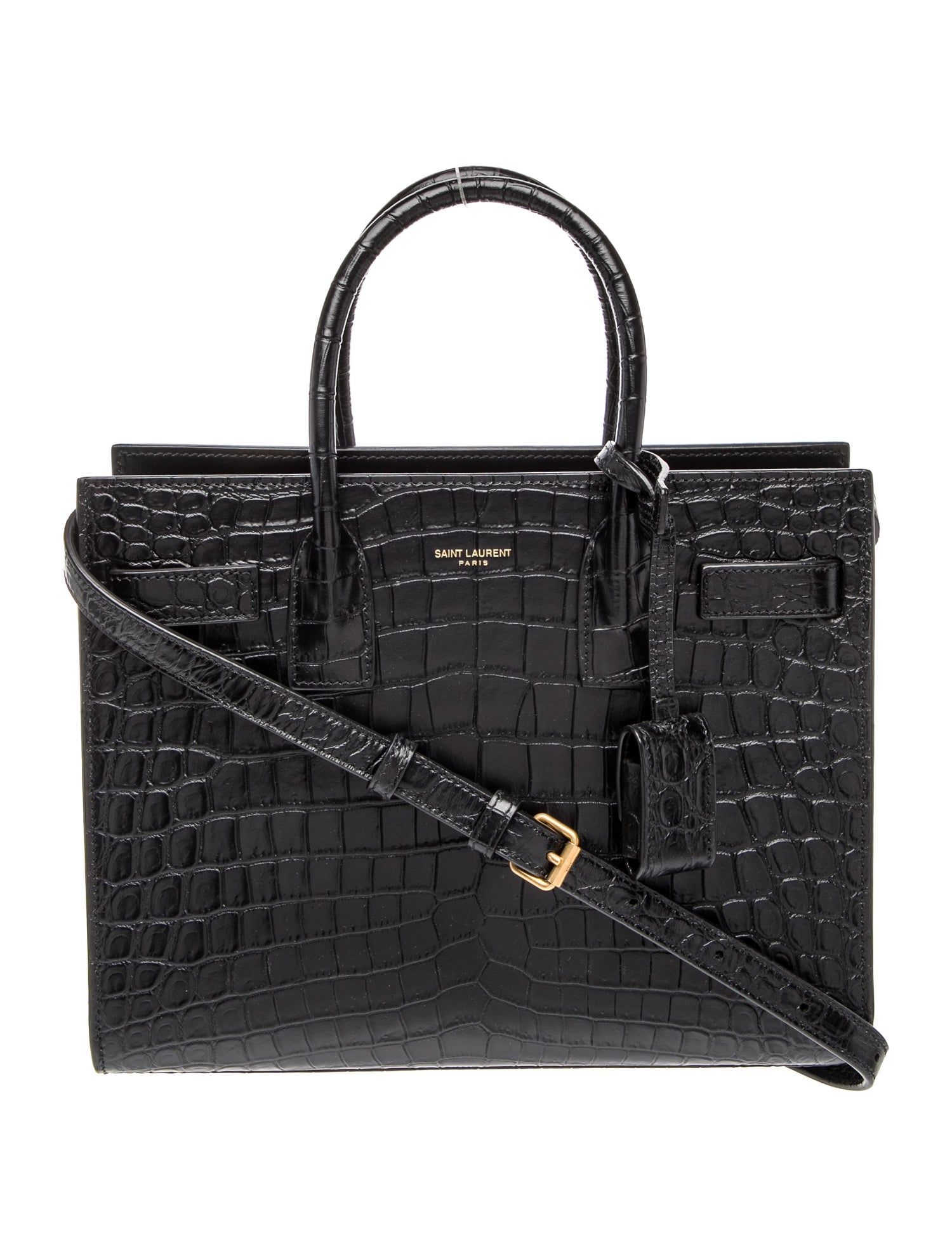 Saint Laurent Embossed Leather Sac De Jour Baby 2023