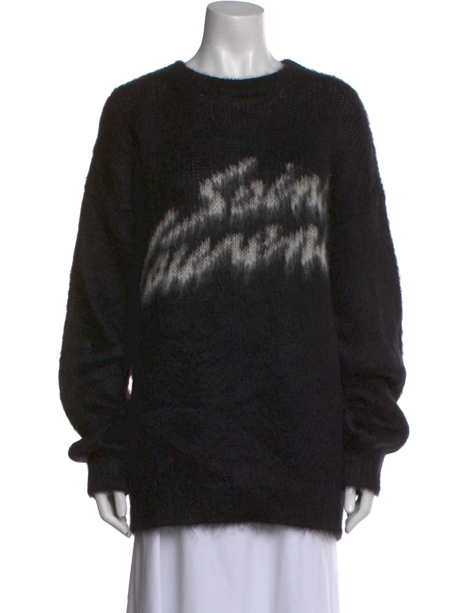 Saint Laurent Mohair Printed Sweater