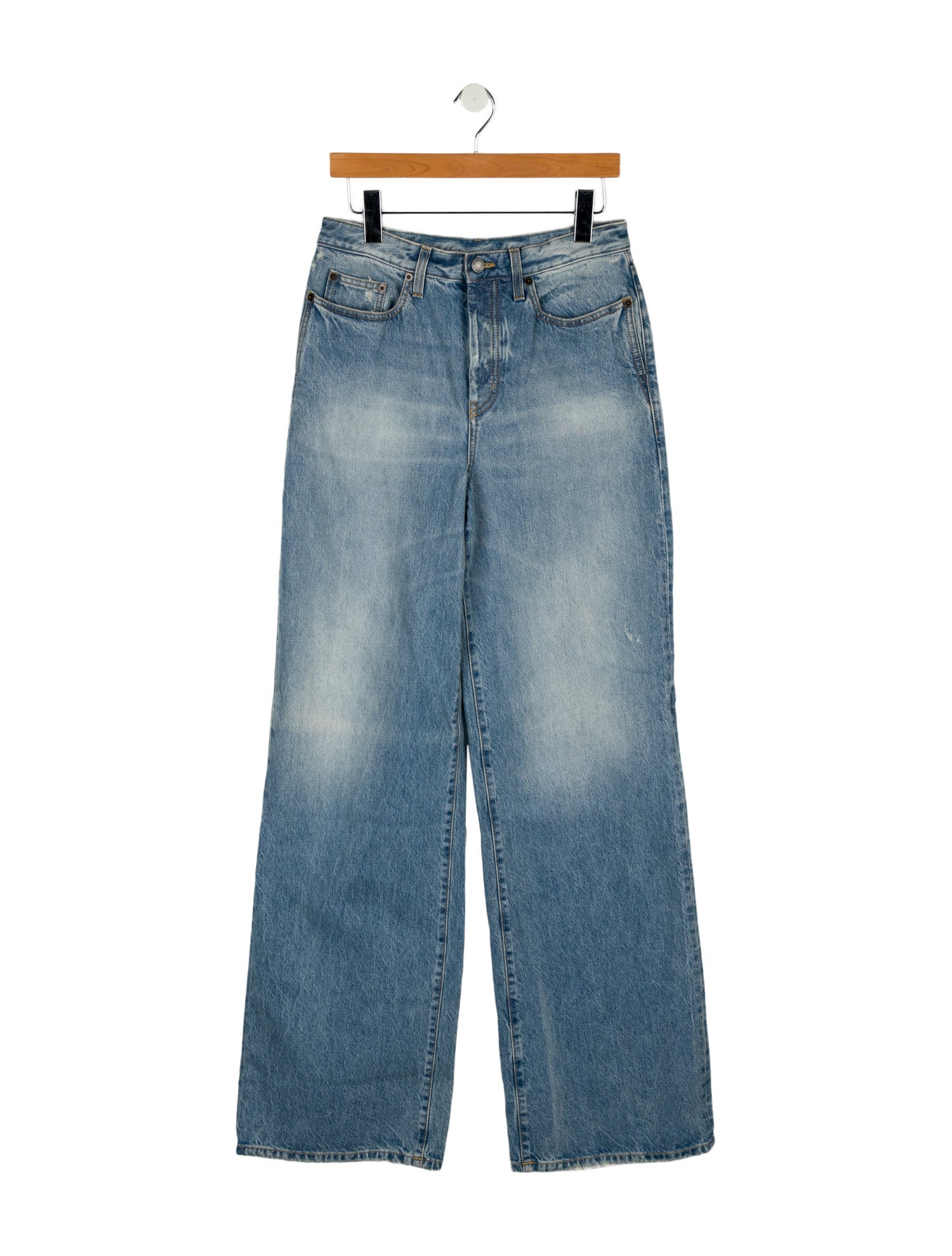 Saint Laurent 2023 Wide Leg Jeans w/ Tags