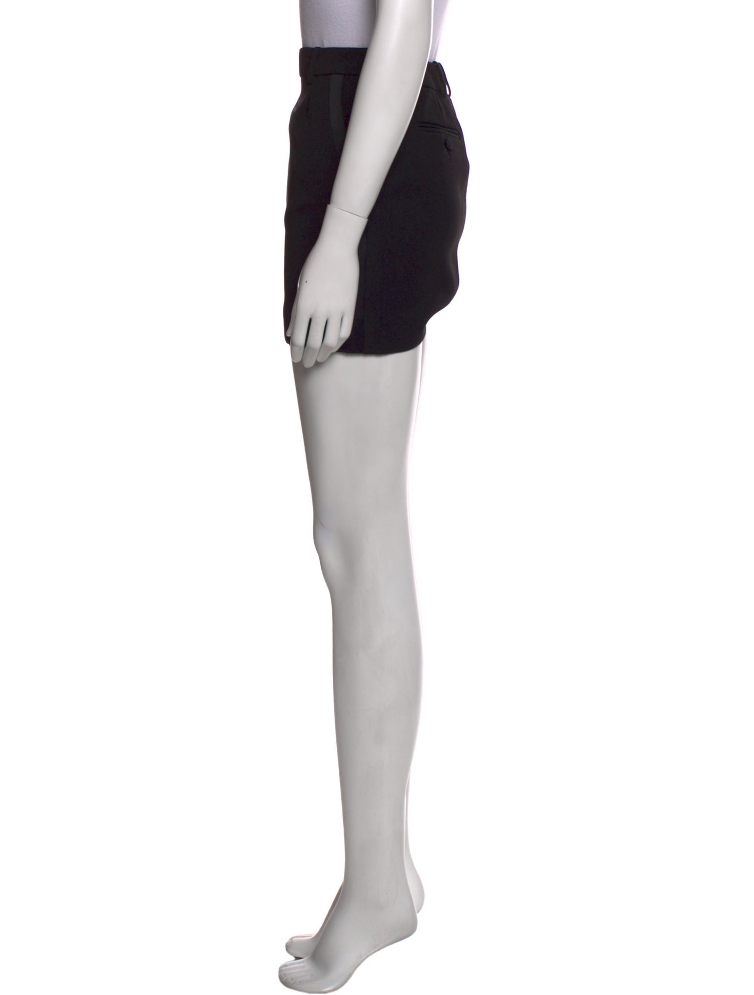 Saint Laurent Virgin Wool Mini Skirt