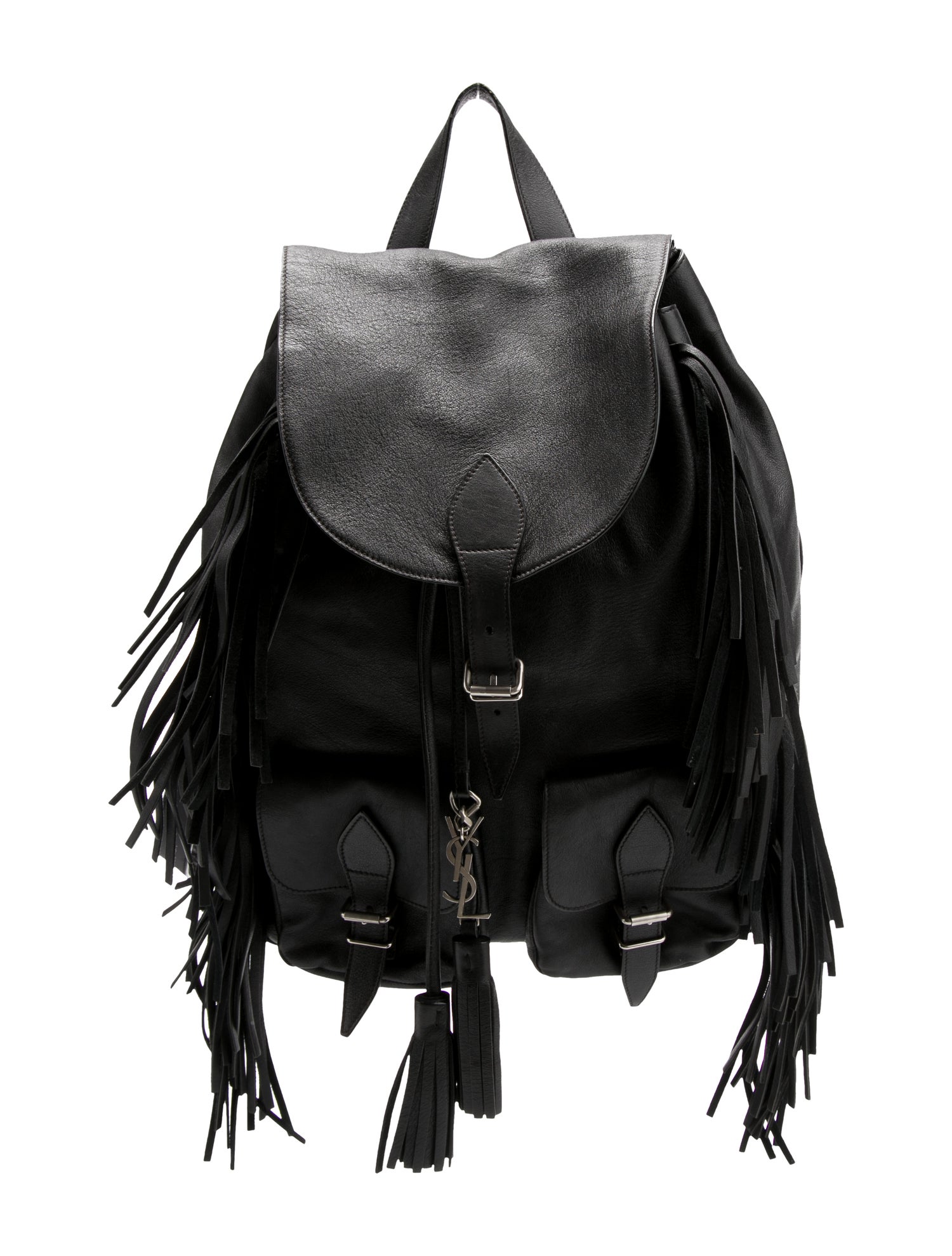 Khaite Leather Iris Backpack - Black Backpacks, Handbags