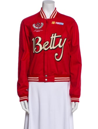 Saint Laurent Striped Bomber Jacket