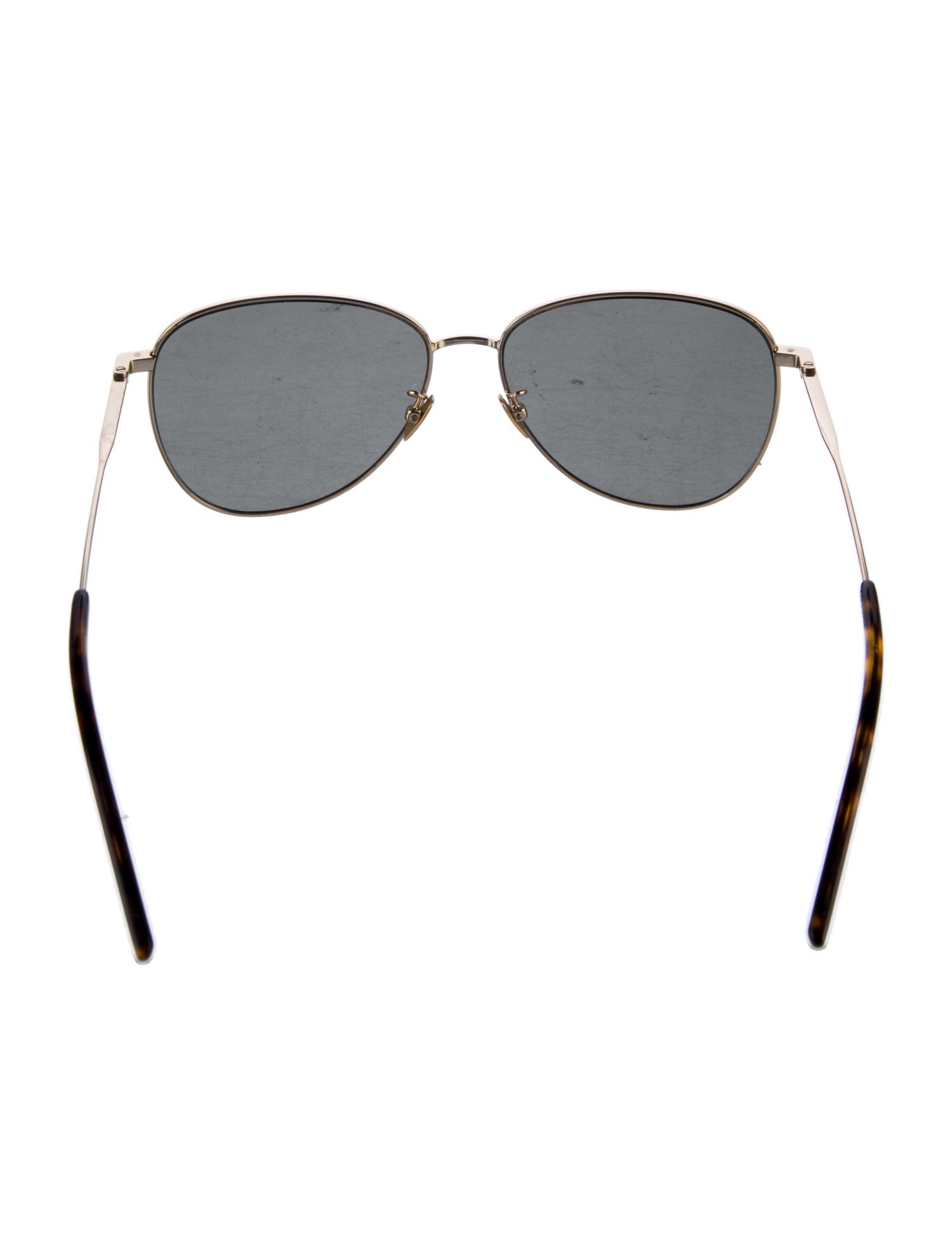 Saint Laurent Aviator Mirrored Sunglasses