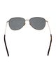 Saint Laurent Aviator Mirrored Sunglasses