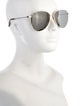 Saint Laurent Aviator Mirrored Sunglasses
