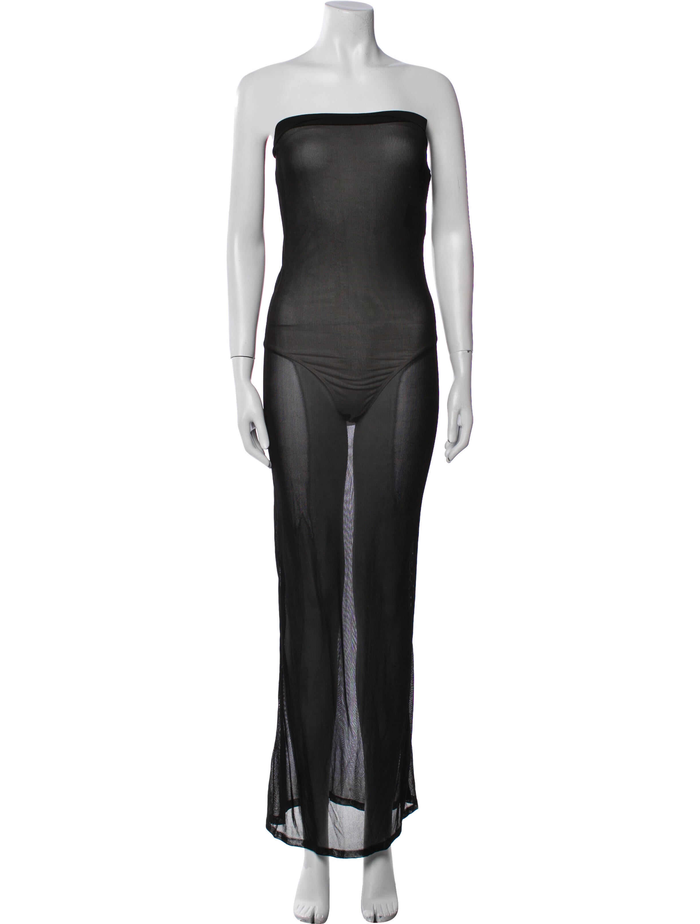 Saint Laurent Strapless Long Dress w/ Tags