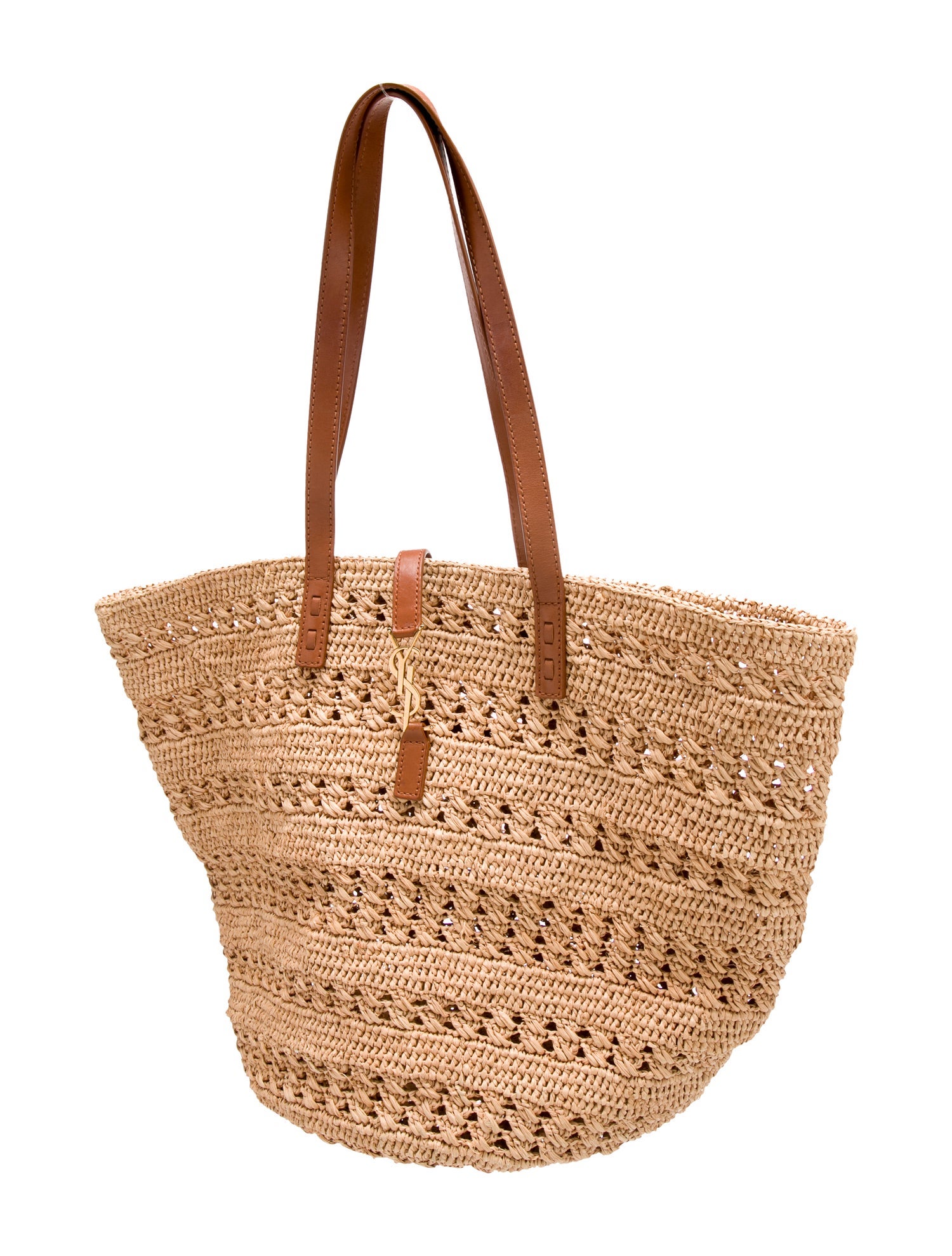 Saint Laurent Raffia Panier Medium 2022