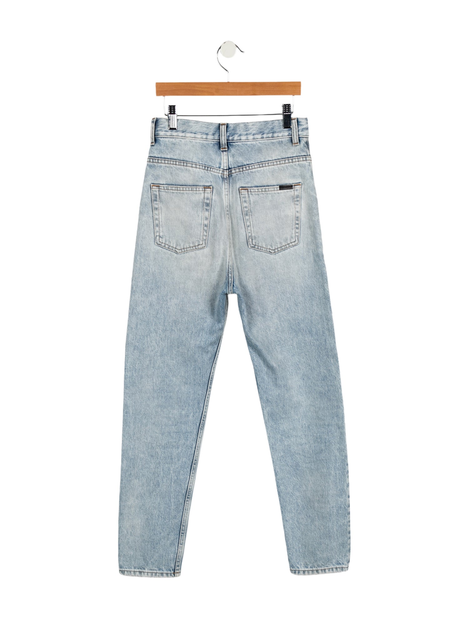 Saint Laurent High-Rise Skinny Leg Jeans