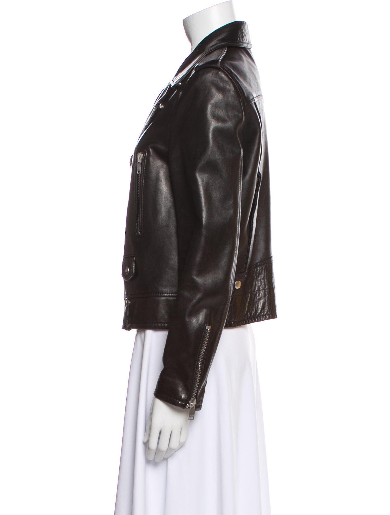 Saint Laurent Leather Biker Jacket
