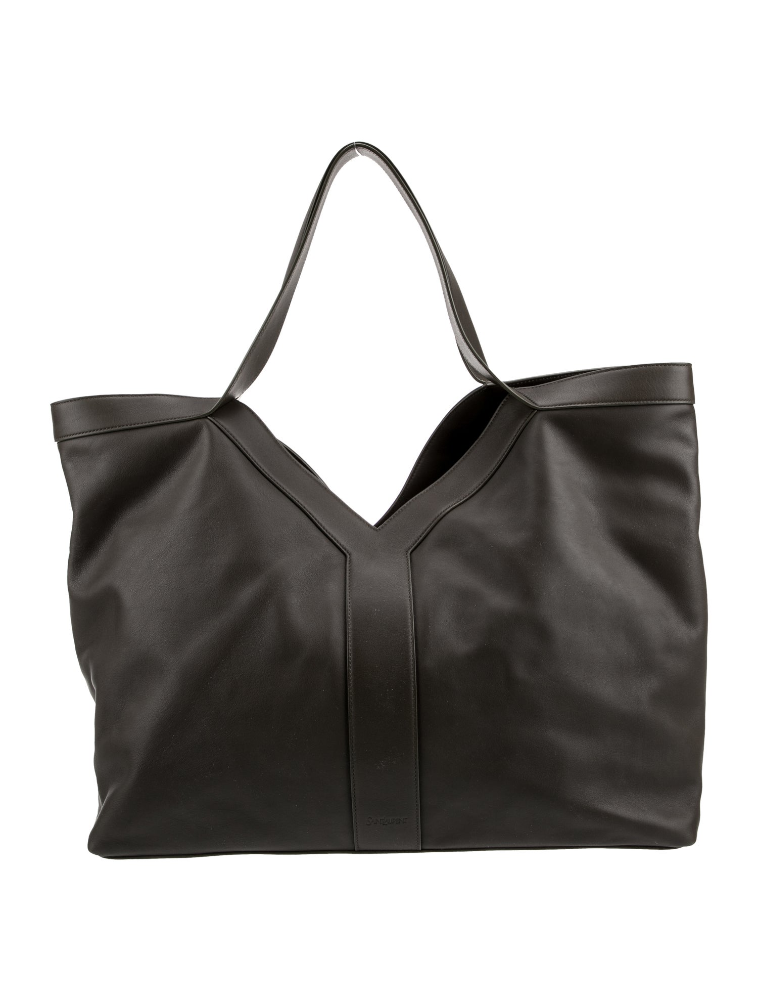 Saint Laurent Leather Tote Large 2025