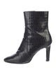 Saint Laurent Embossed Leather Boots