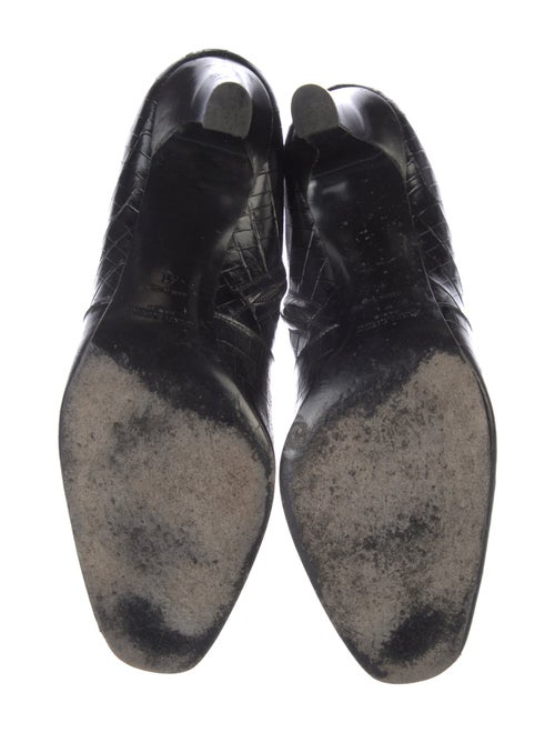 Saint Laurent Embossed Leather Boots