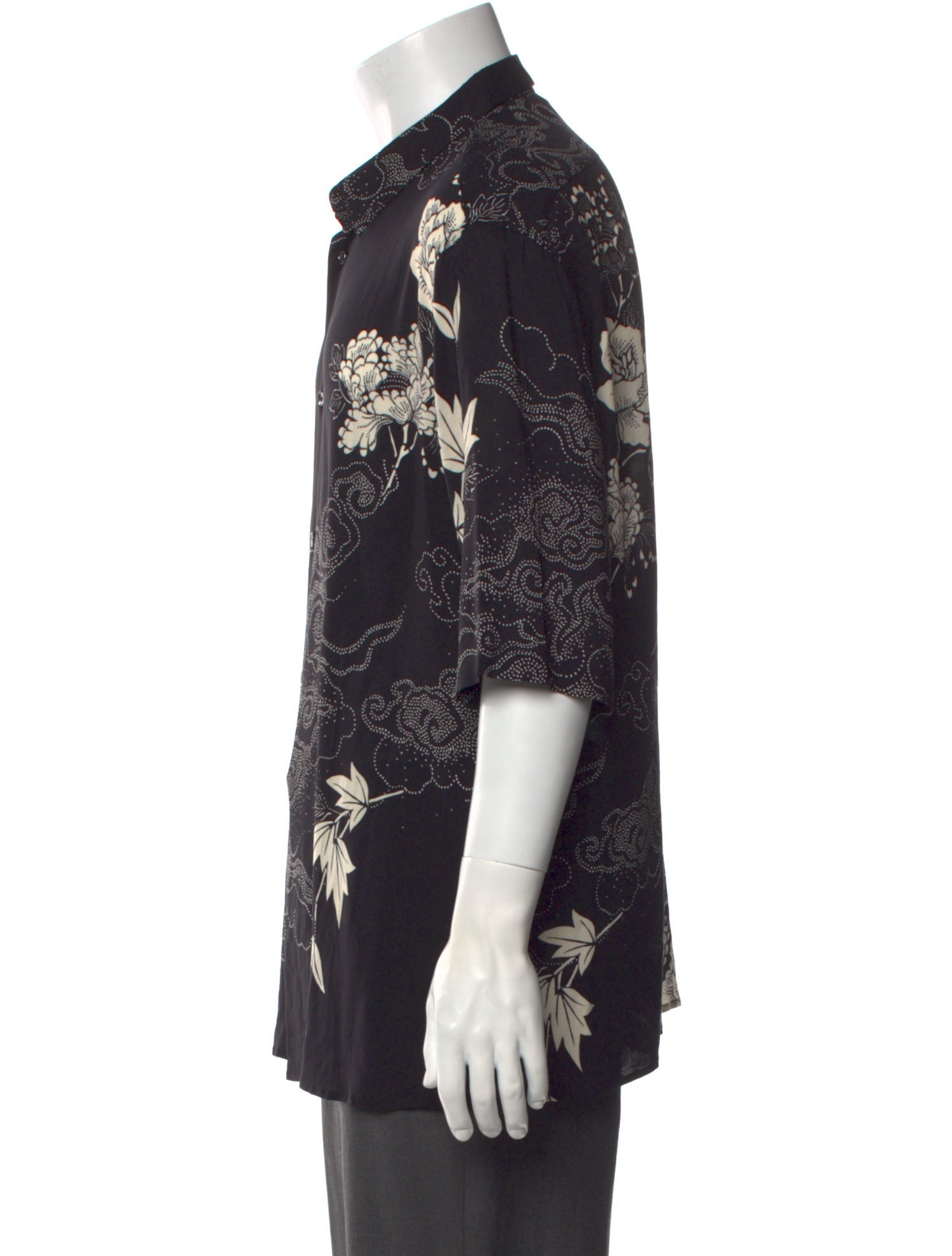 Saint Laurent 2021 Floral Print Shirt