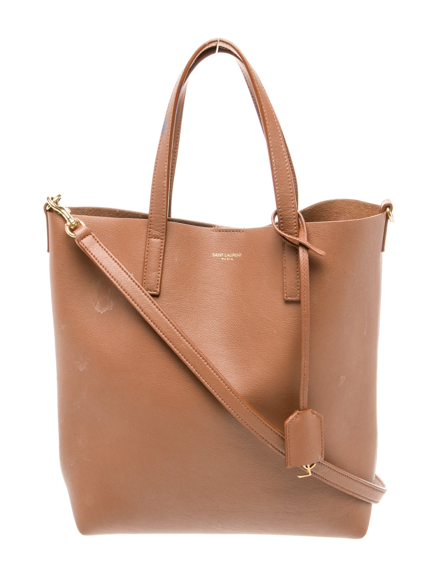 Saint Laurent Leather Bucket Bag North South 2022