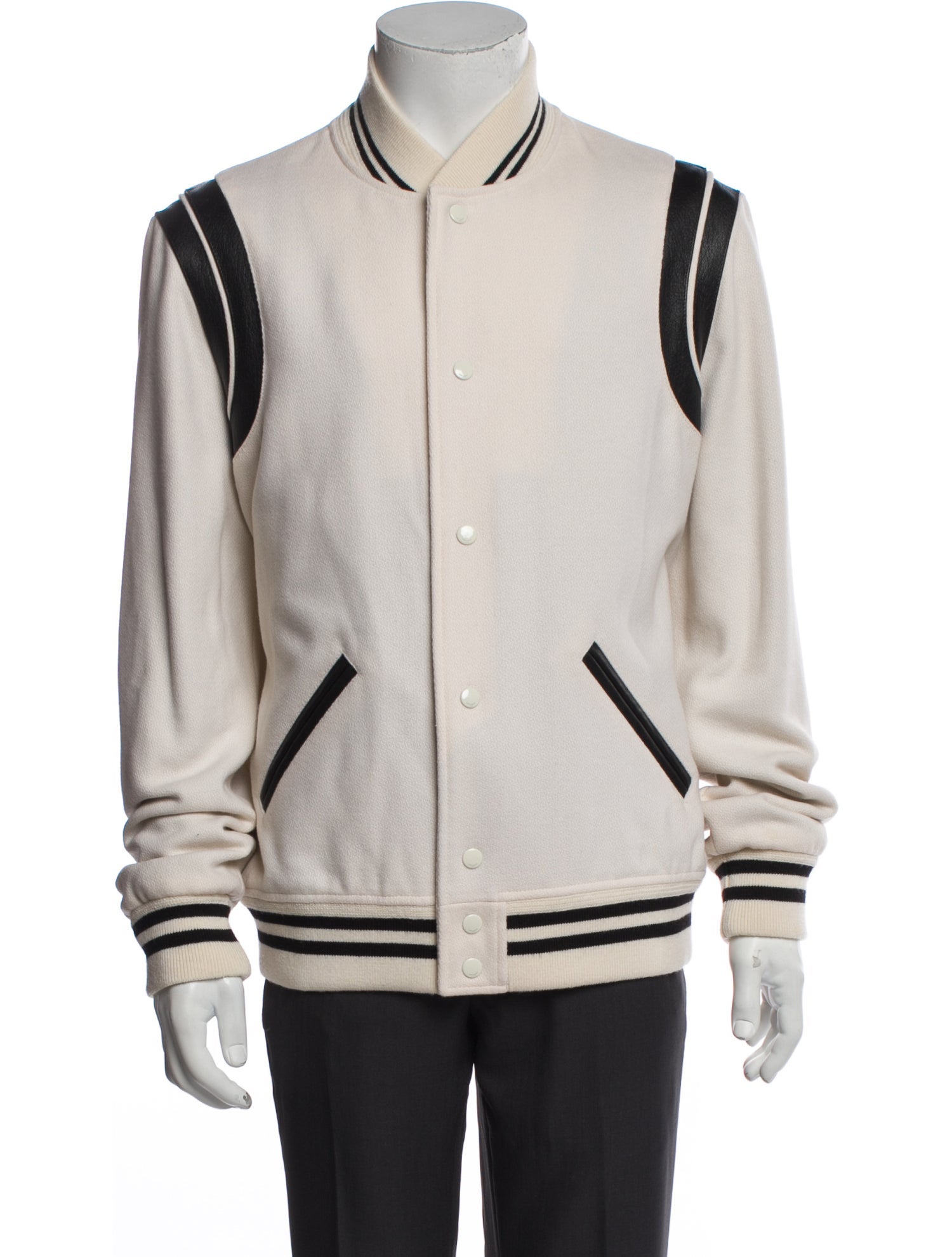 Saint Laurent 2021 Teddy Varsity Jacket