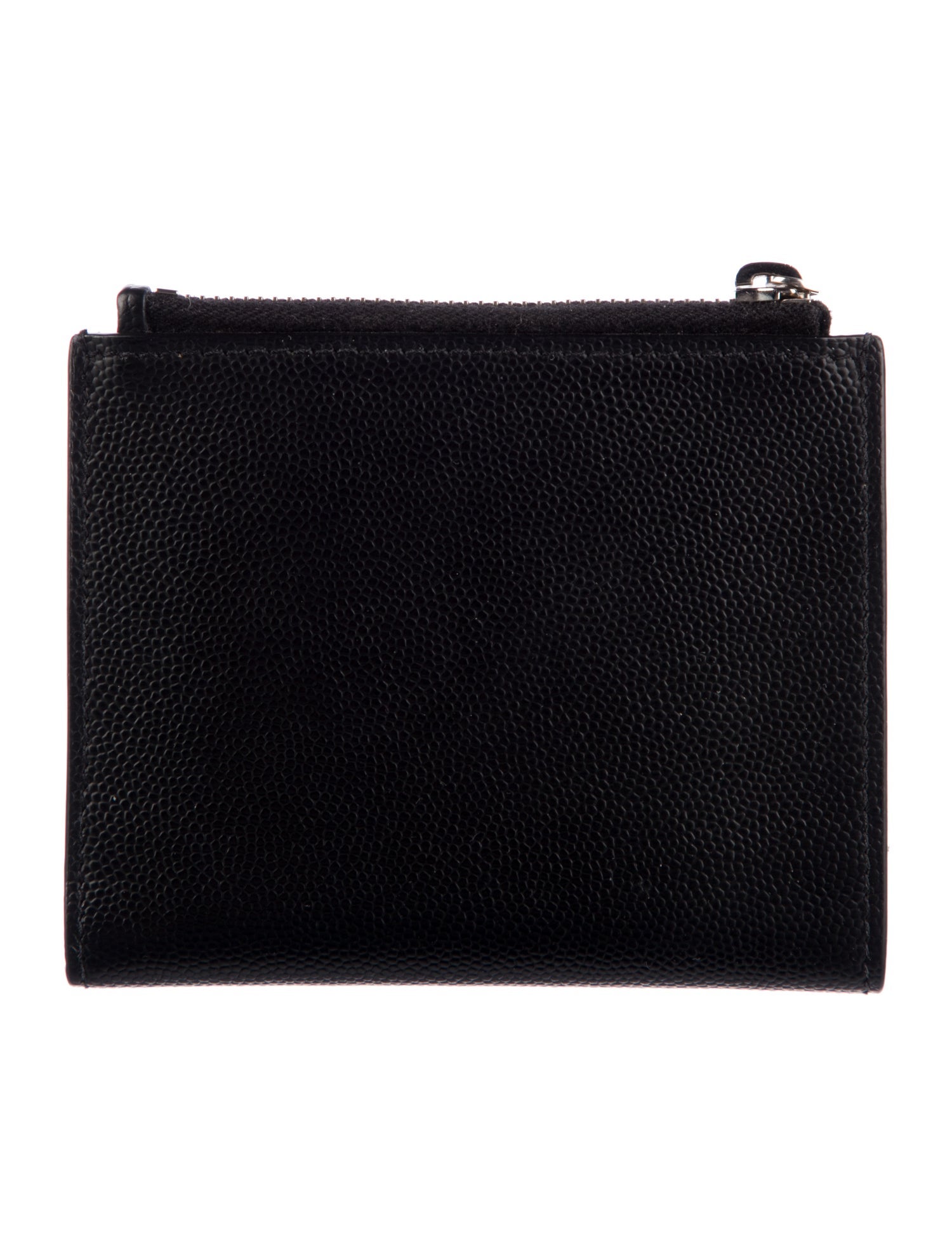 Saint Laurent East West Leather Coin Pouch