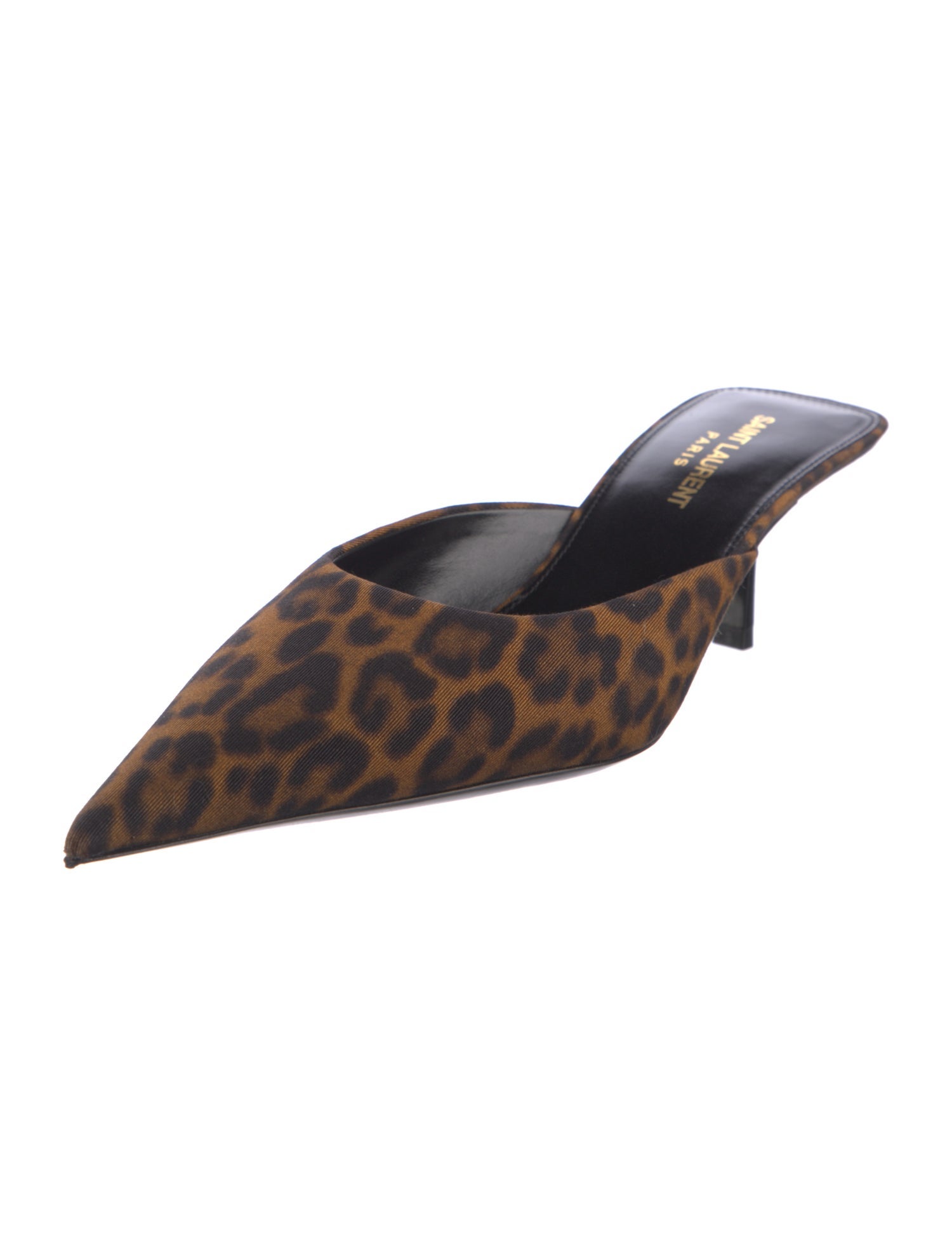 Saint Laurent Animal Print Mules