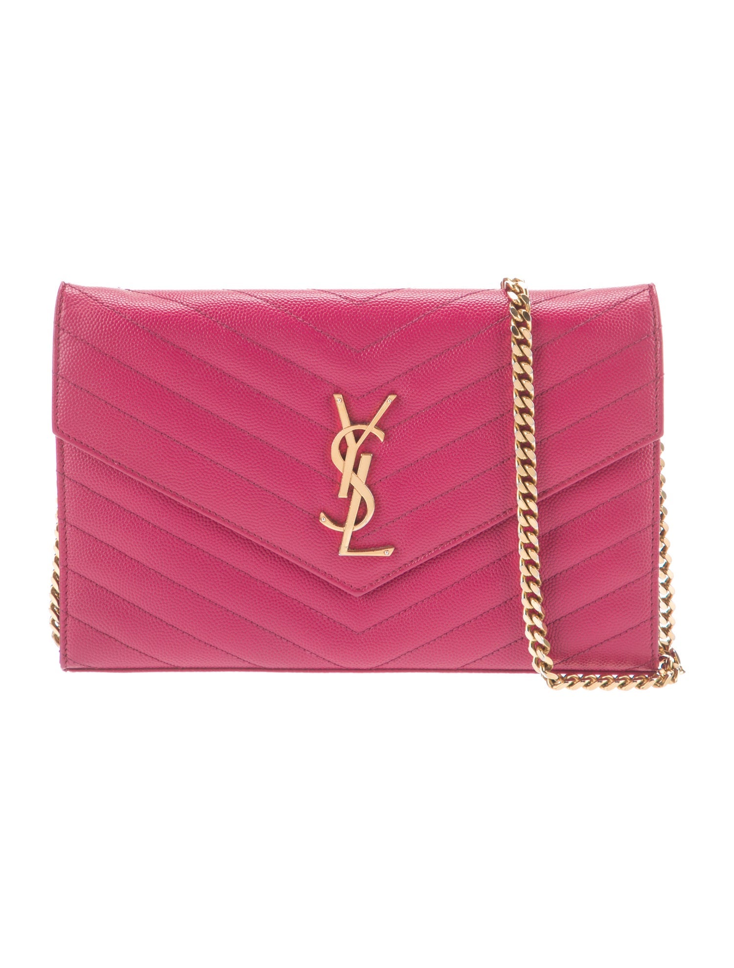 Saint Laurent Chevron Shoulder Bag