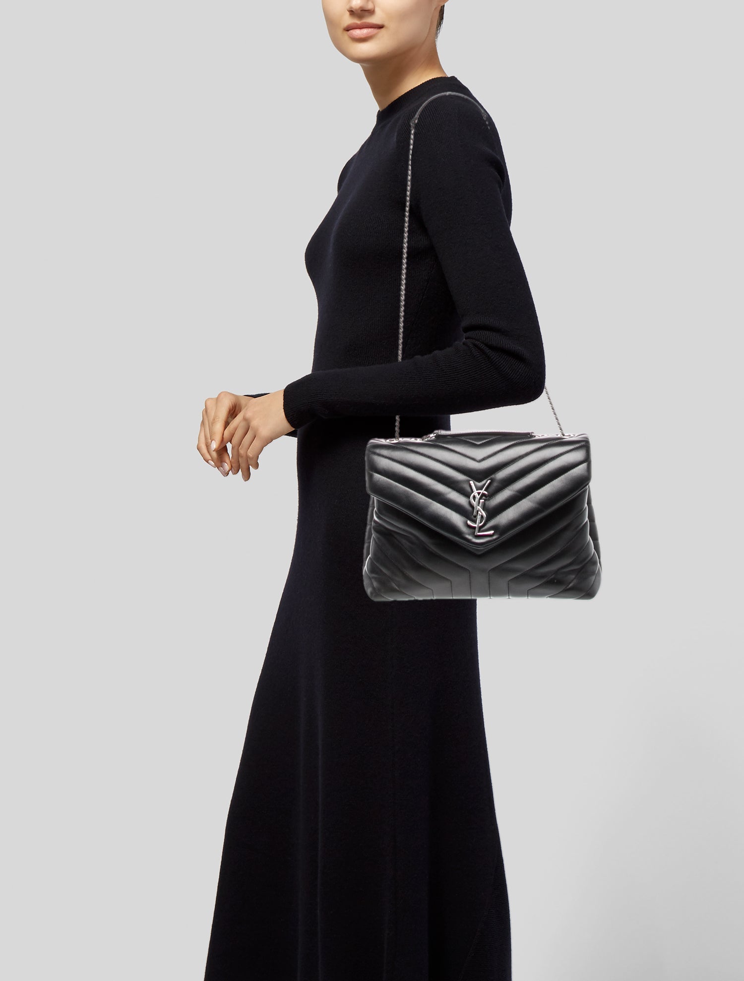 Saint Laurent Quilted LouLou Medium