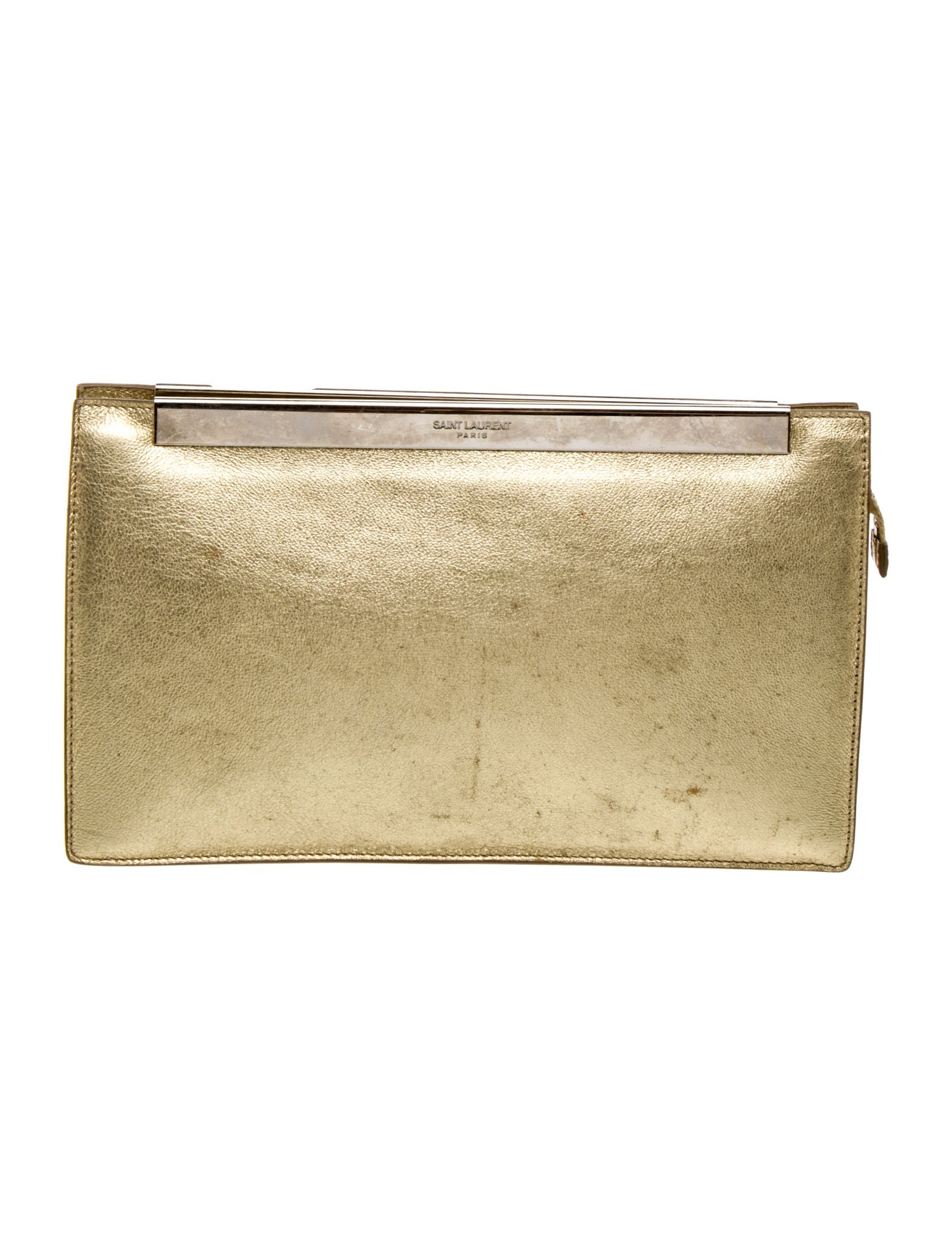 Saint Laurent Leather Clutch