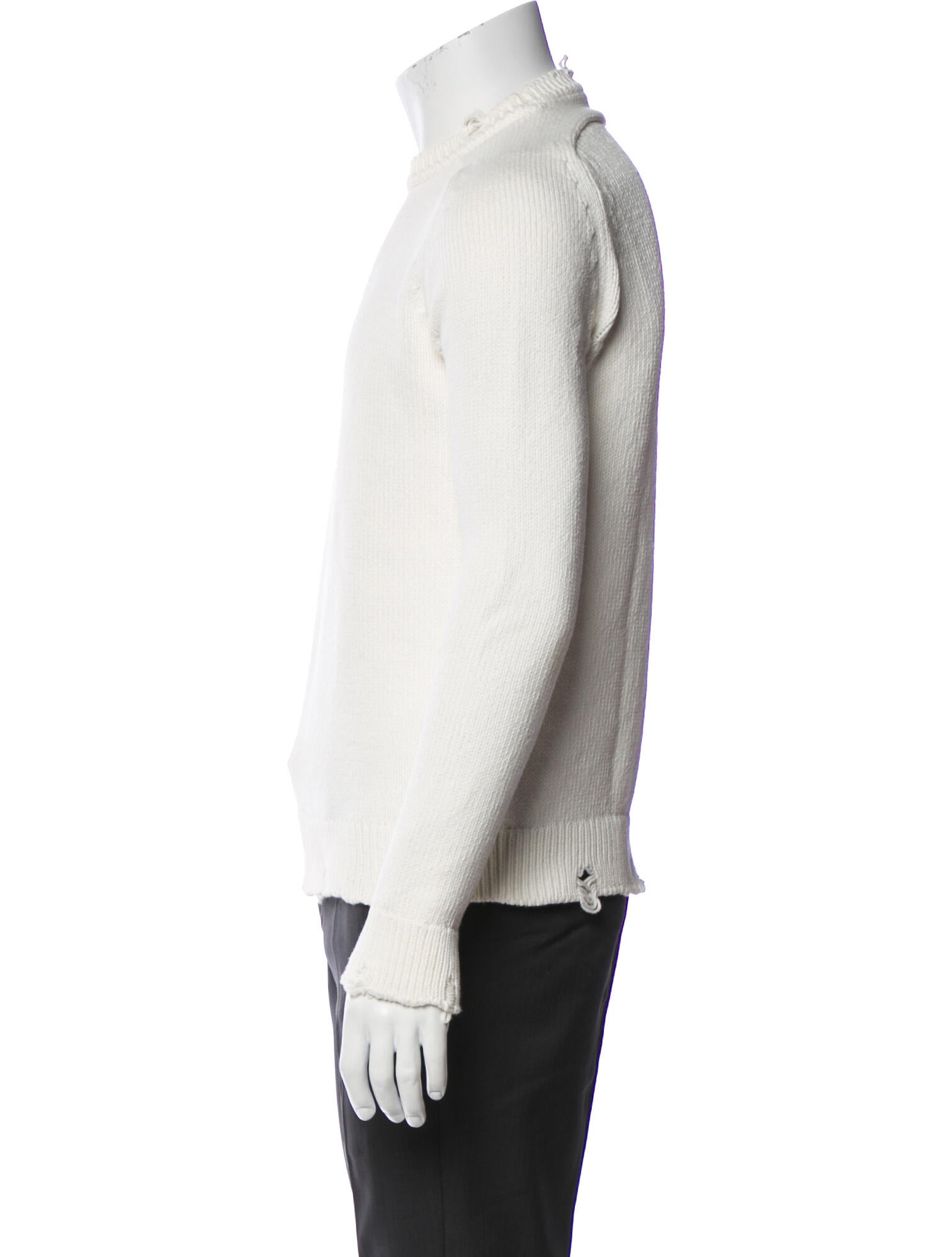 Saint Laurent 2021 Crew Neck Polo Sweater