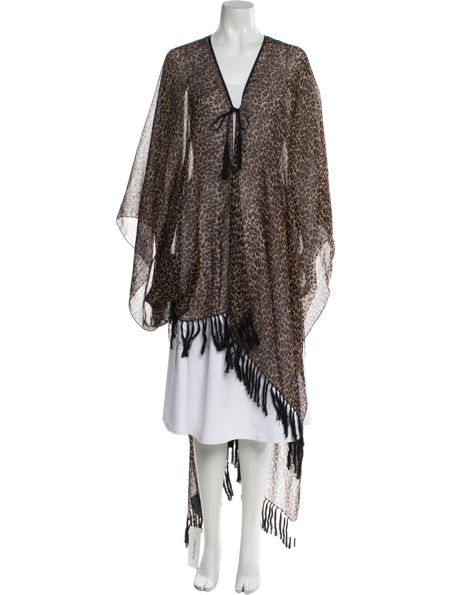 Saint Laurent Wool Animal Print Jacket