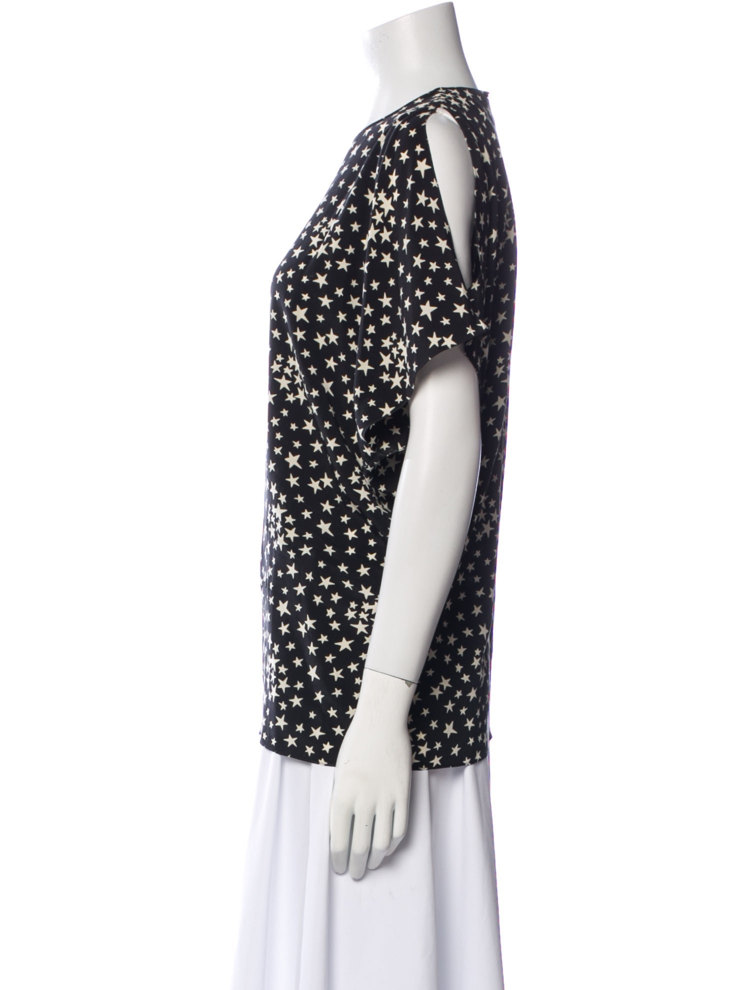 Saint Laurent Silk Printed Blouse