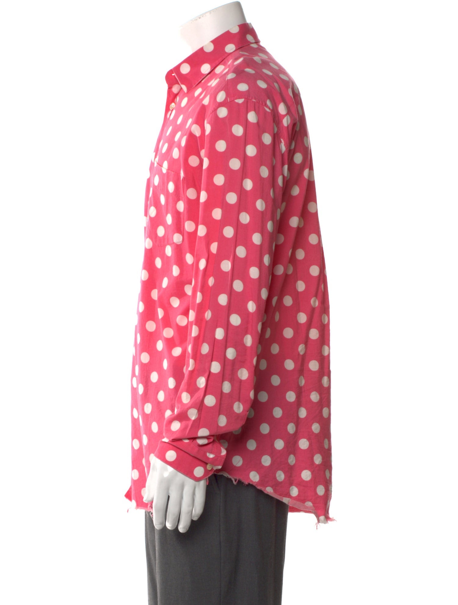 Saint Laurent 2016 Polka Dot Print Shirt