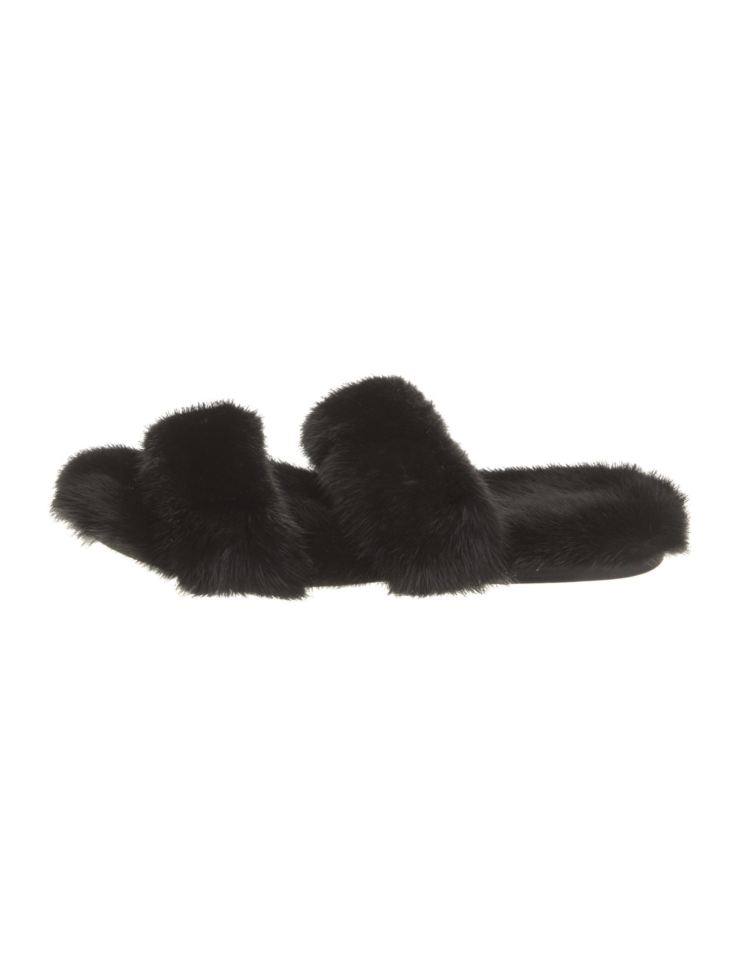 Saint Laurent Mink Slides