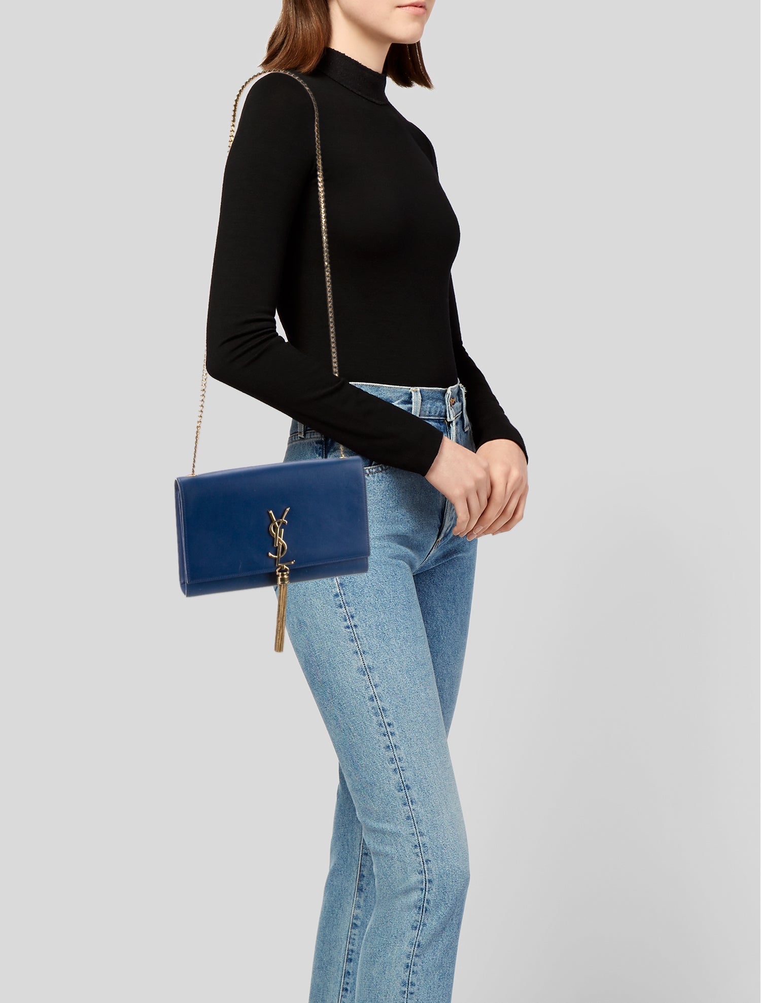 Saint Laurent Leather Crossbody Bag