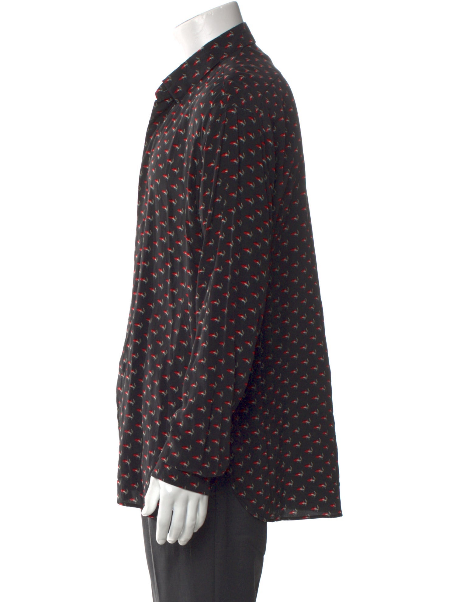 Saint Laurent 2017 Silk Dress Shirt