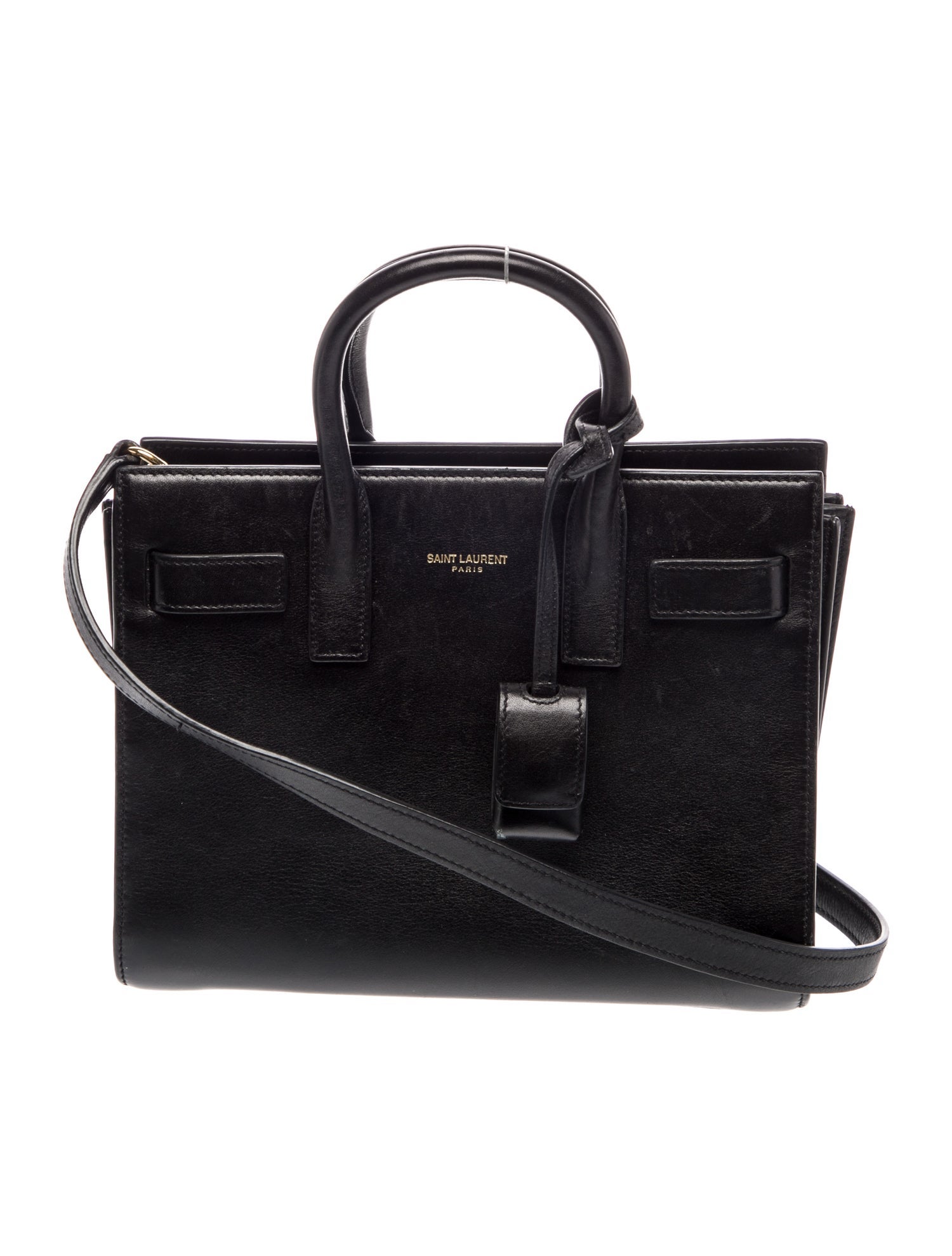 Saint Laurent Leather Sac De Jour