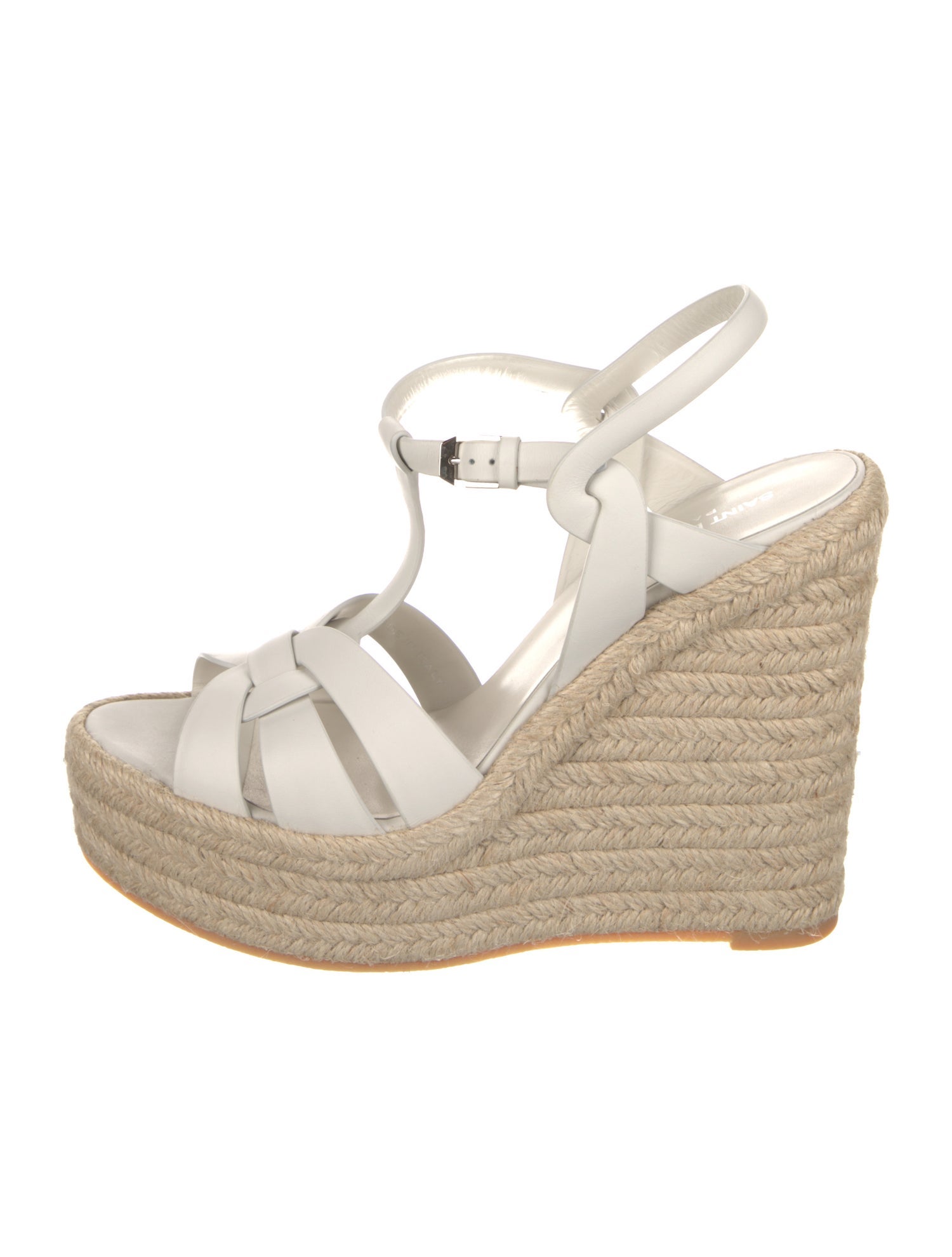 Saint Laurent Leather Espadrilles