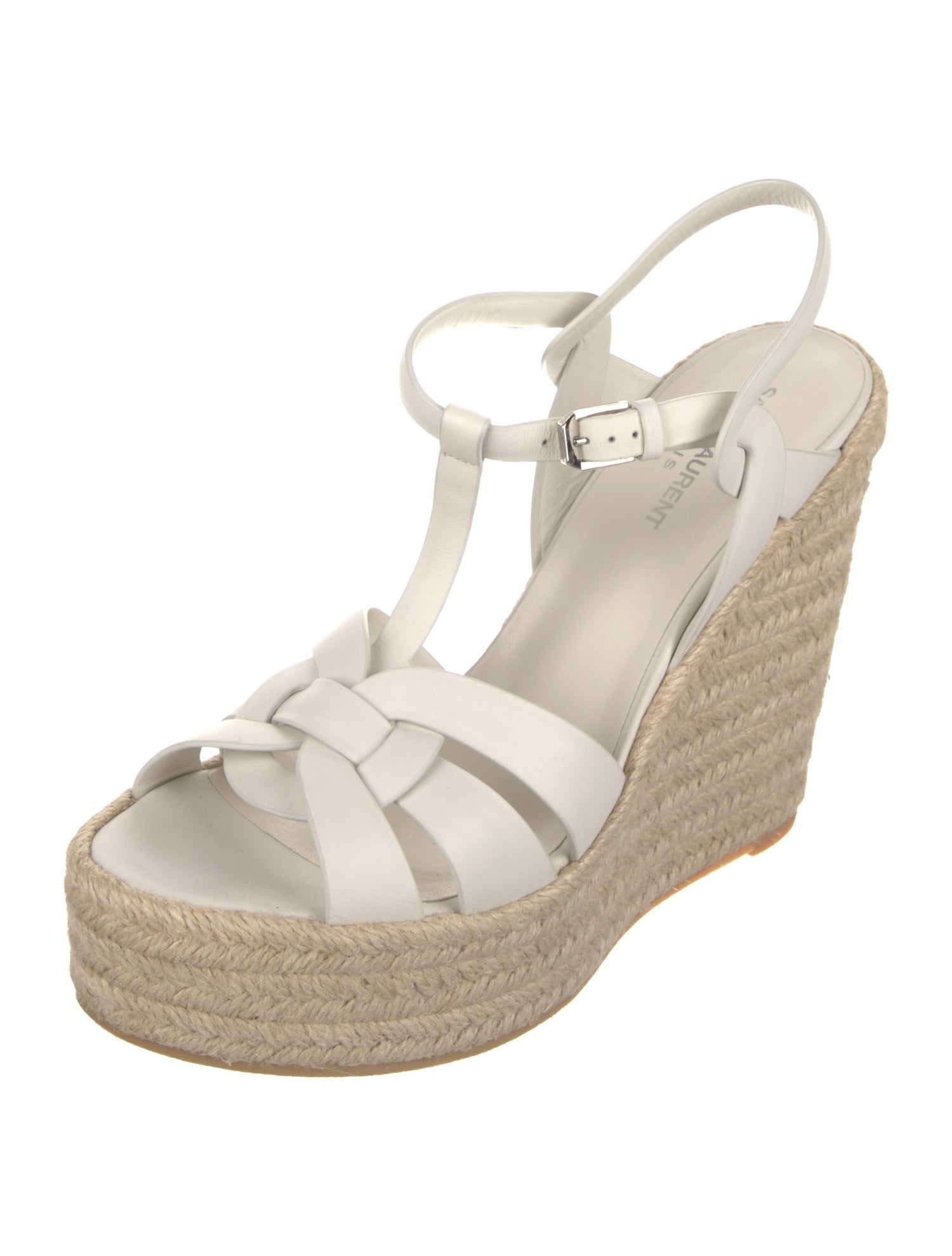 Saint Laurent Leather Espadrilles