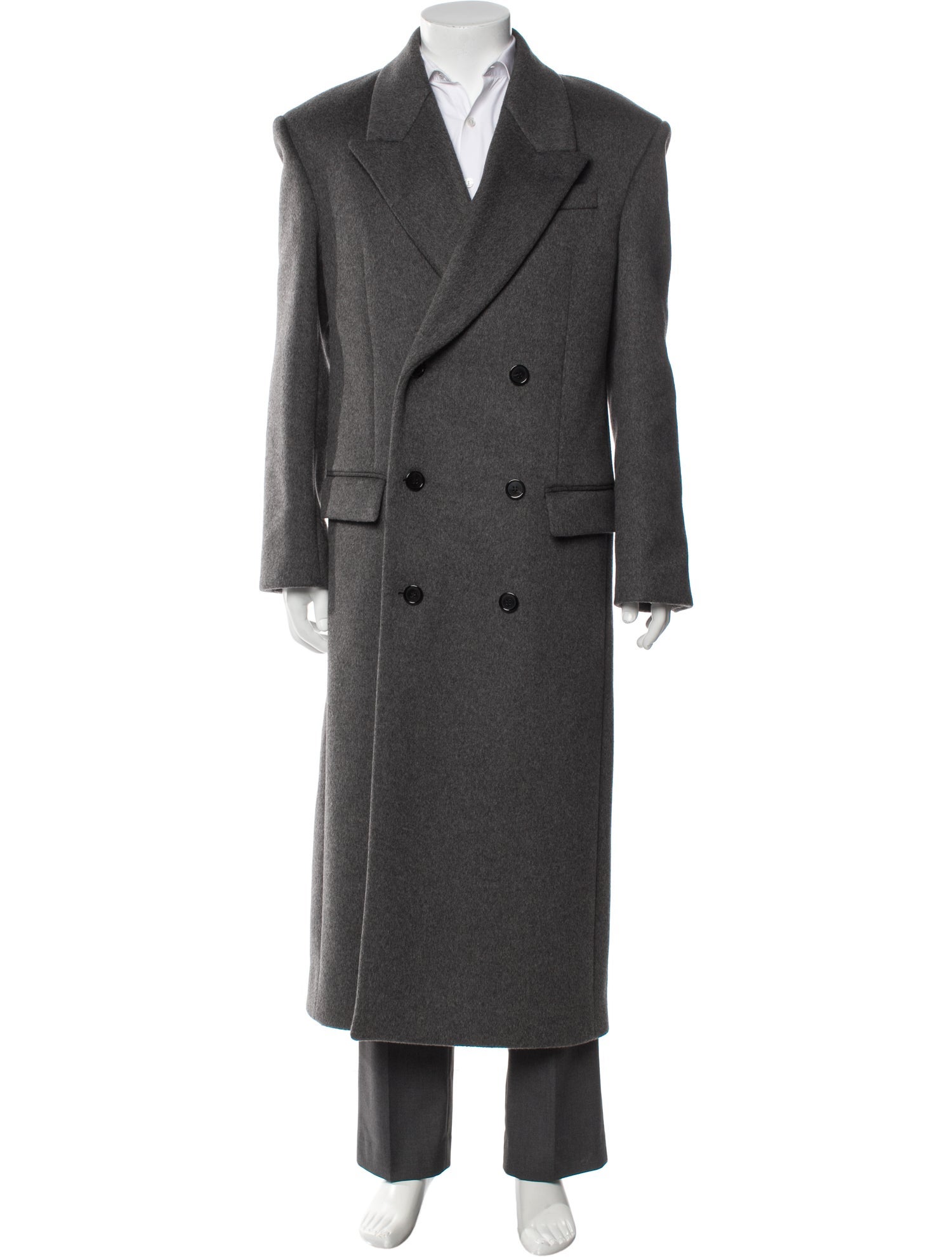 Saint Laurent 2023 Wool Overcoat