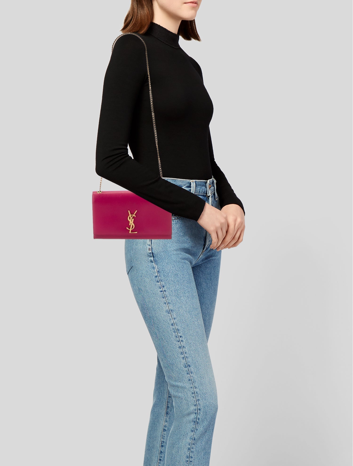 Saint Laurent Leather Shoulder Bag