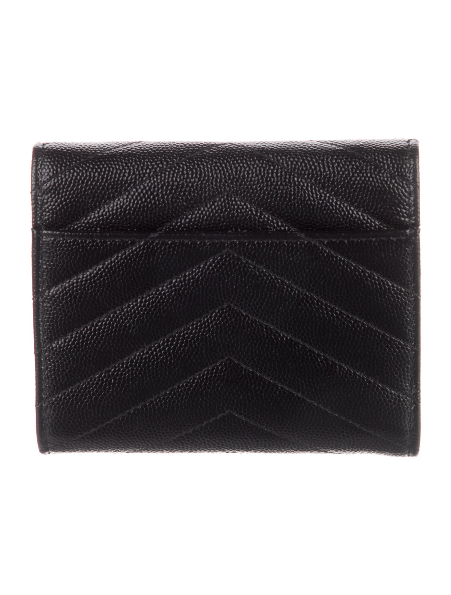 Saint Laurent Leather Compact Wallet