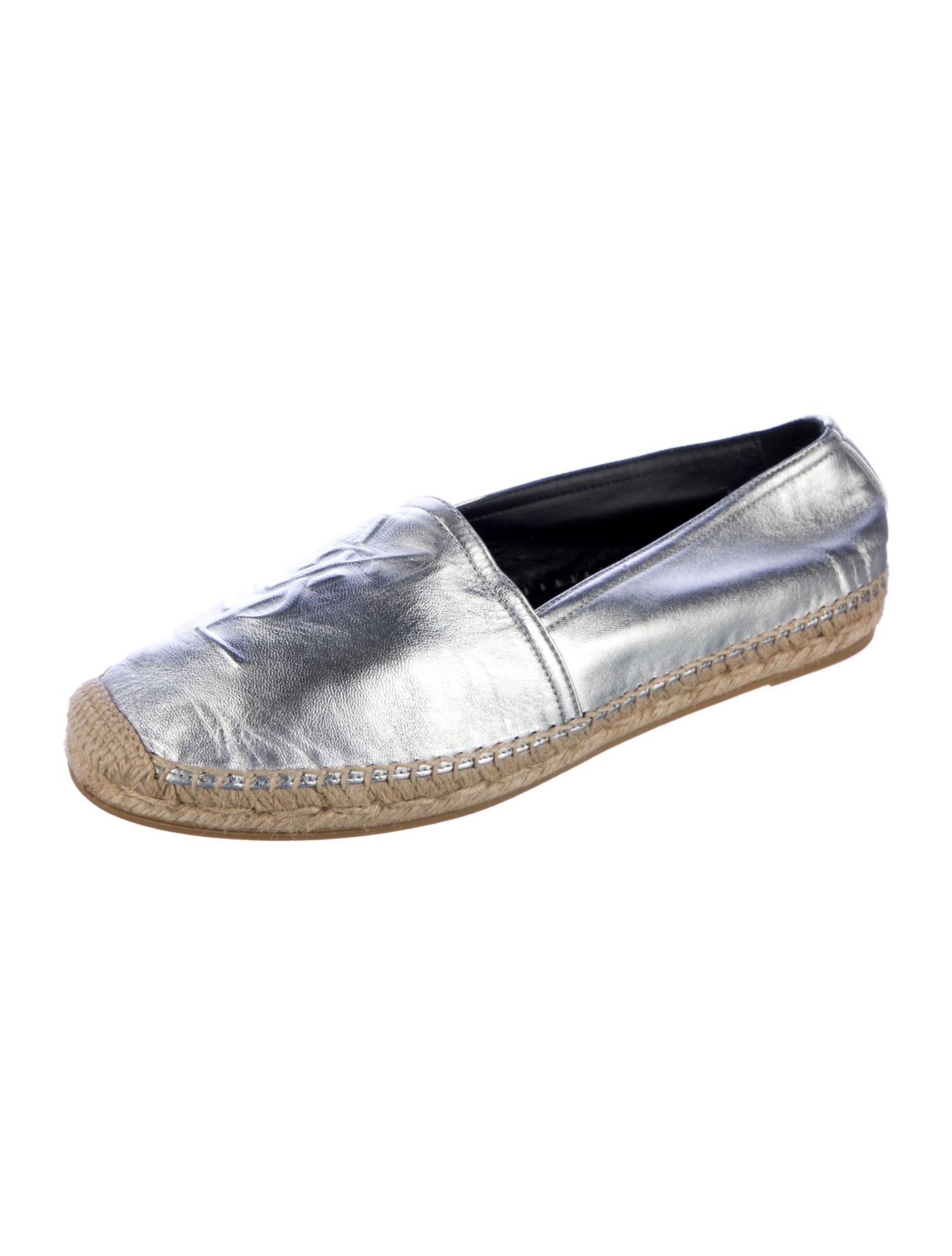 Saint Laurent Leather Espadrilles