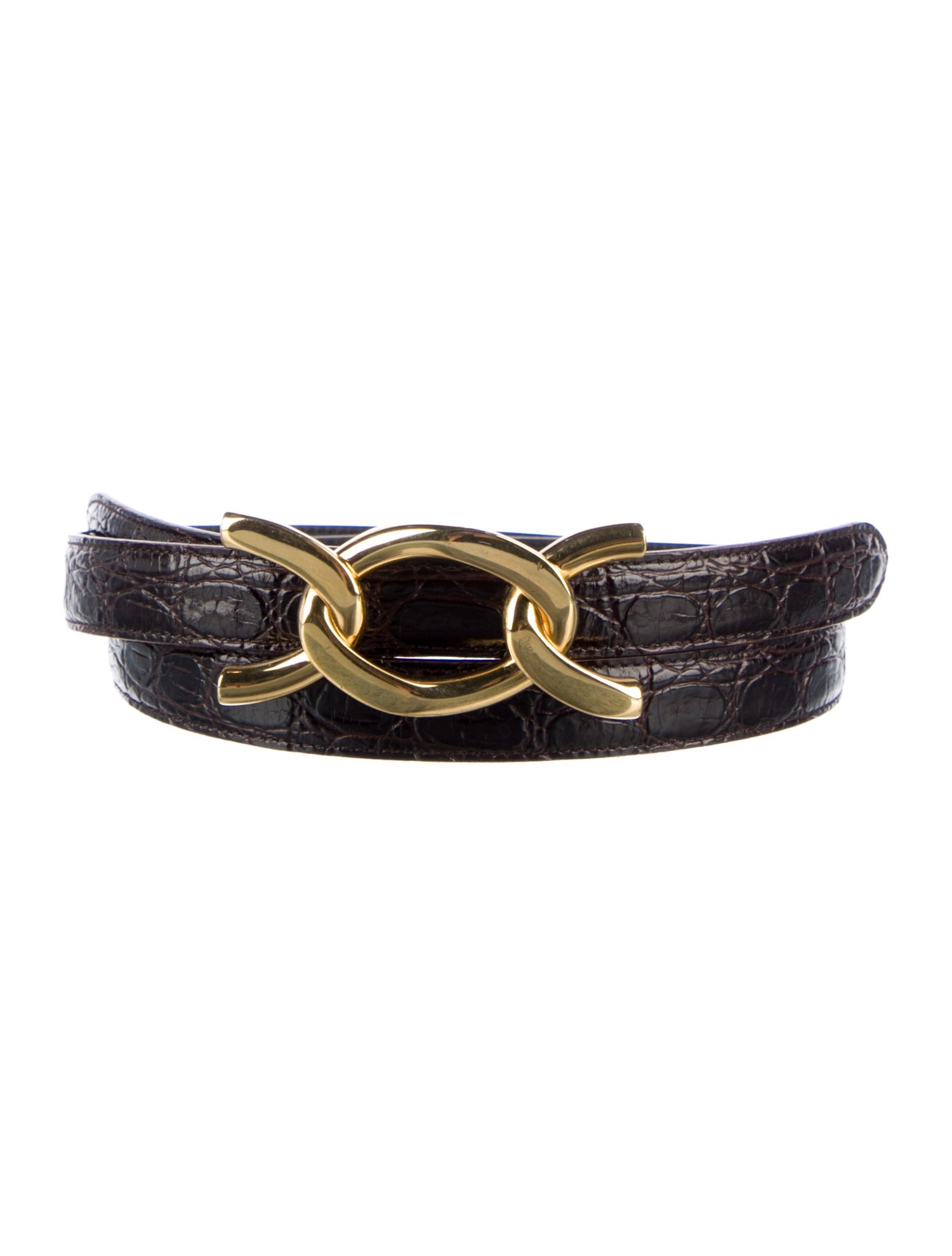 Saint Laurent Skinny Leather Belt Kit