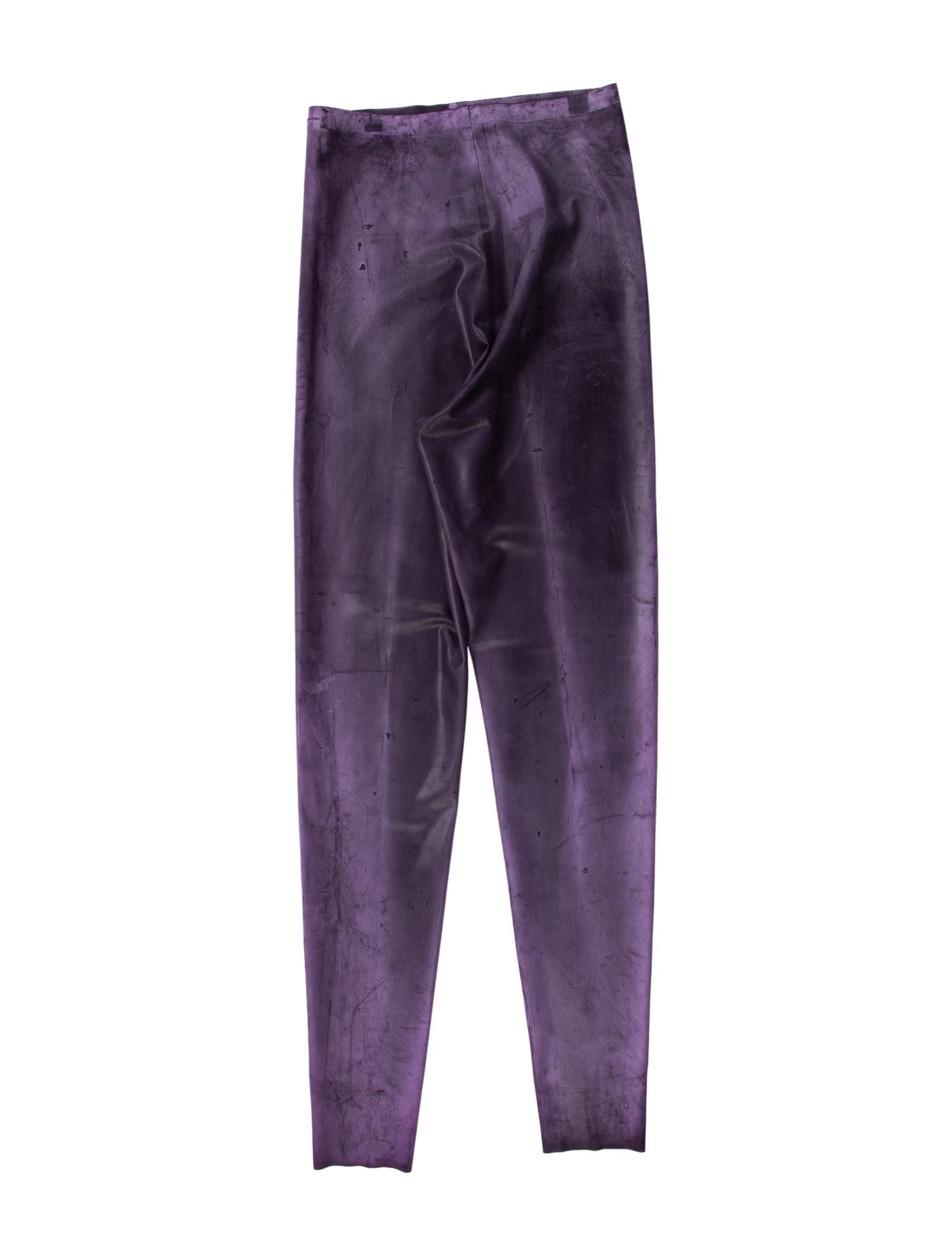 Saint Laurent Latex Skinny Leg Pants