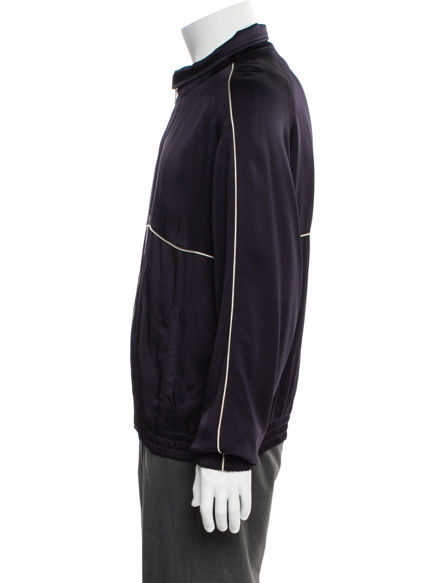 Saint Laurent 2022 Signature Logo Windbreaker