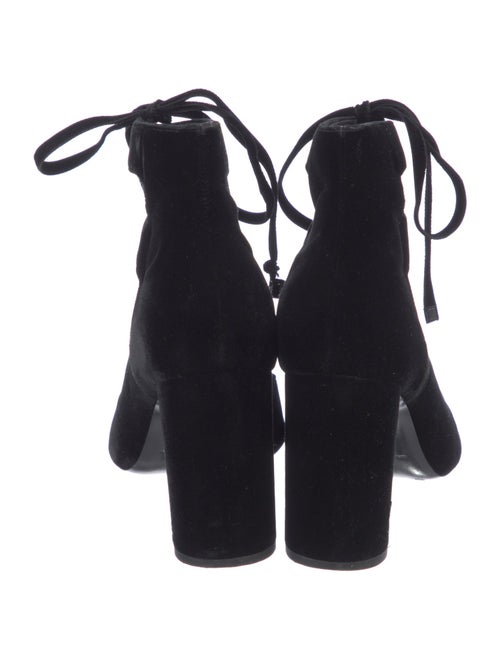 Saint Laurent Velvet Gladiator Sandals