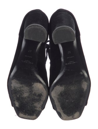 Saint Laurent Velvet Gladiator Sandals