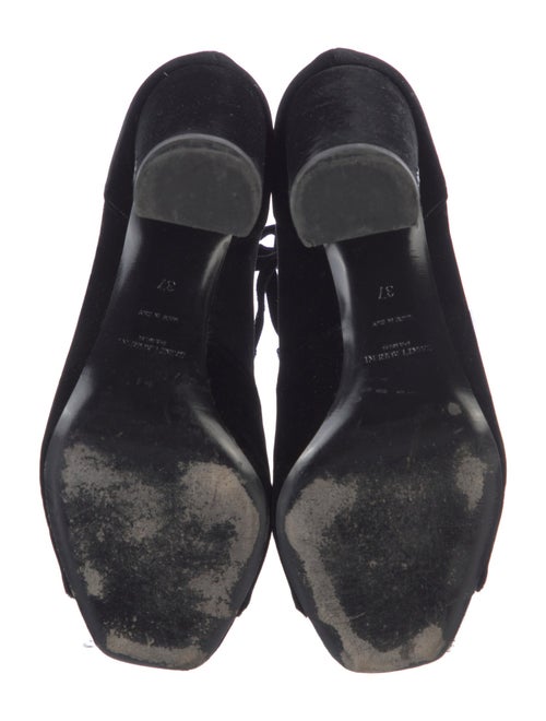 Saint Laurent Velvet Gladiator Sandals