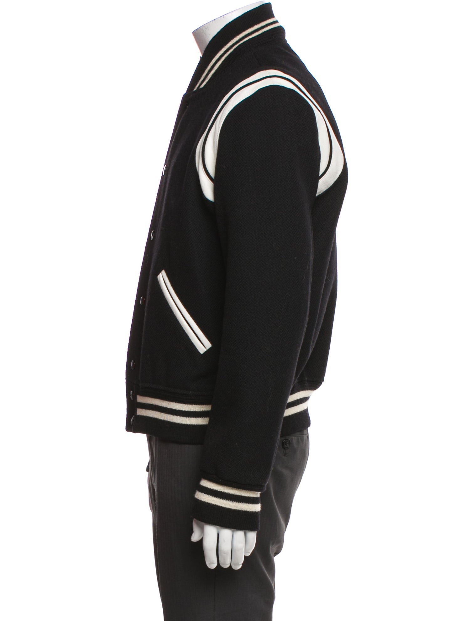 Saint Laurent 2017 Teddy Varsity Jacket