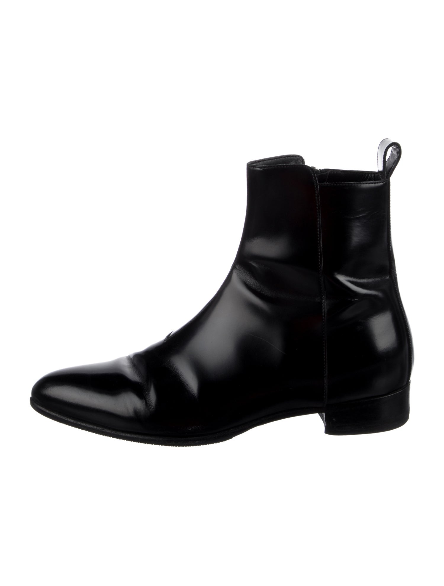 Saint Laurent Patent Leather Boots