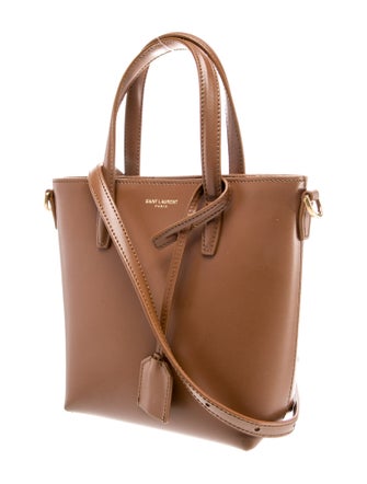 Saint Laurent Leather Toy North/South Shopping Tote Mini 2024