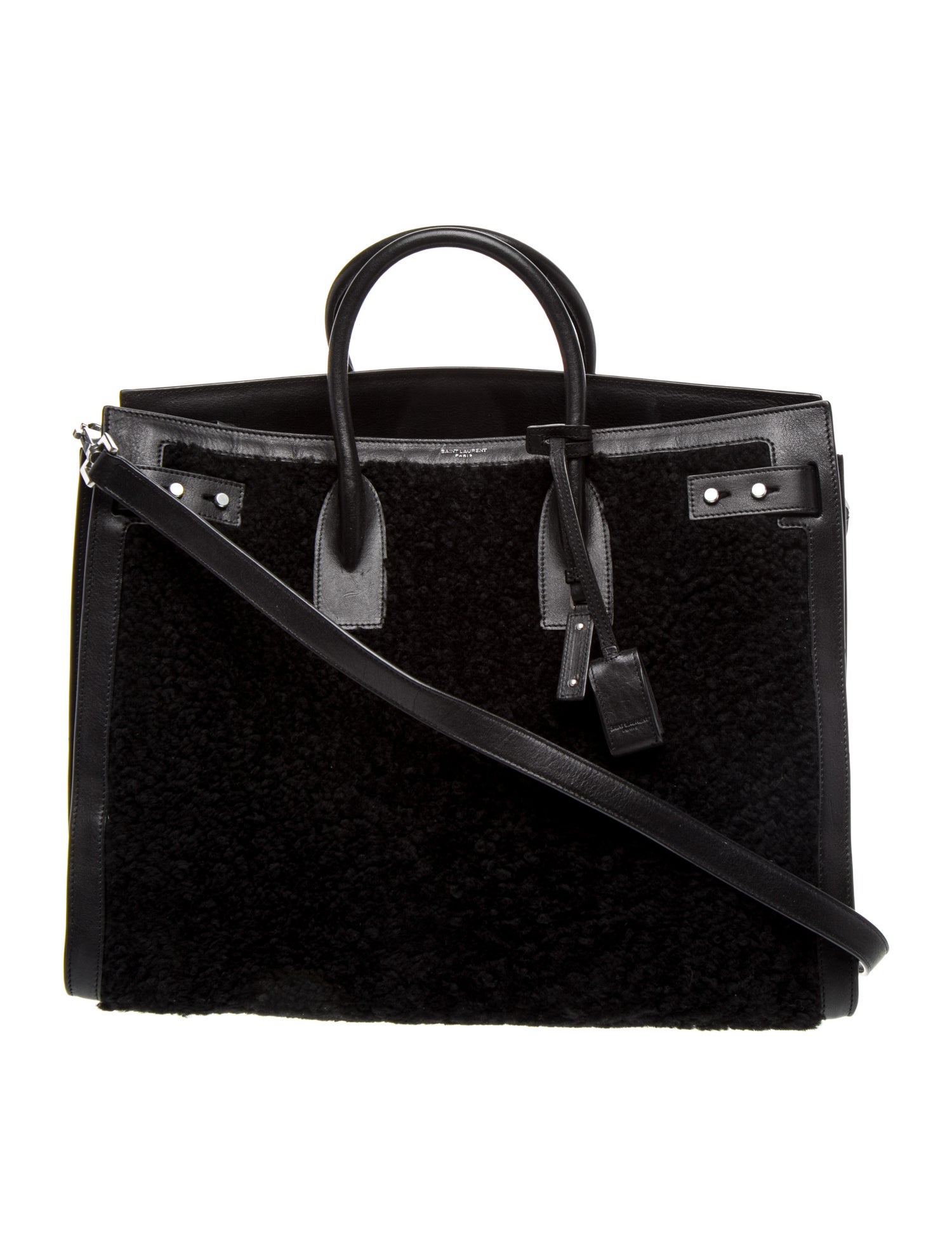 Saint Laurent Leather Sac De Jour Large