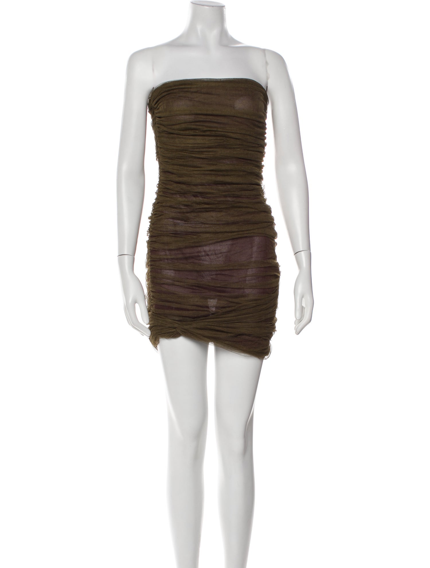 Saint Laurent Silk Mini Dress w/ Tags