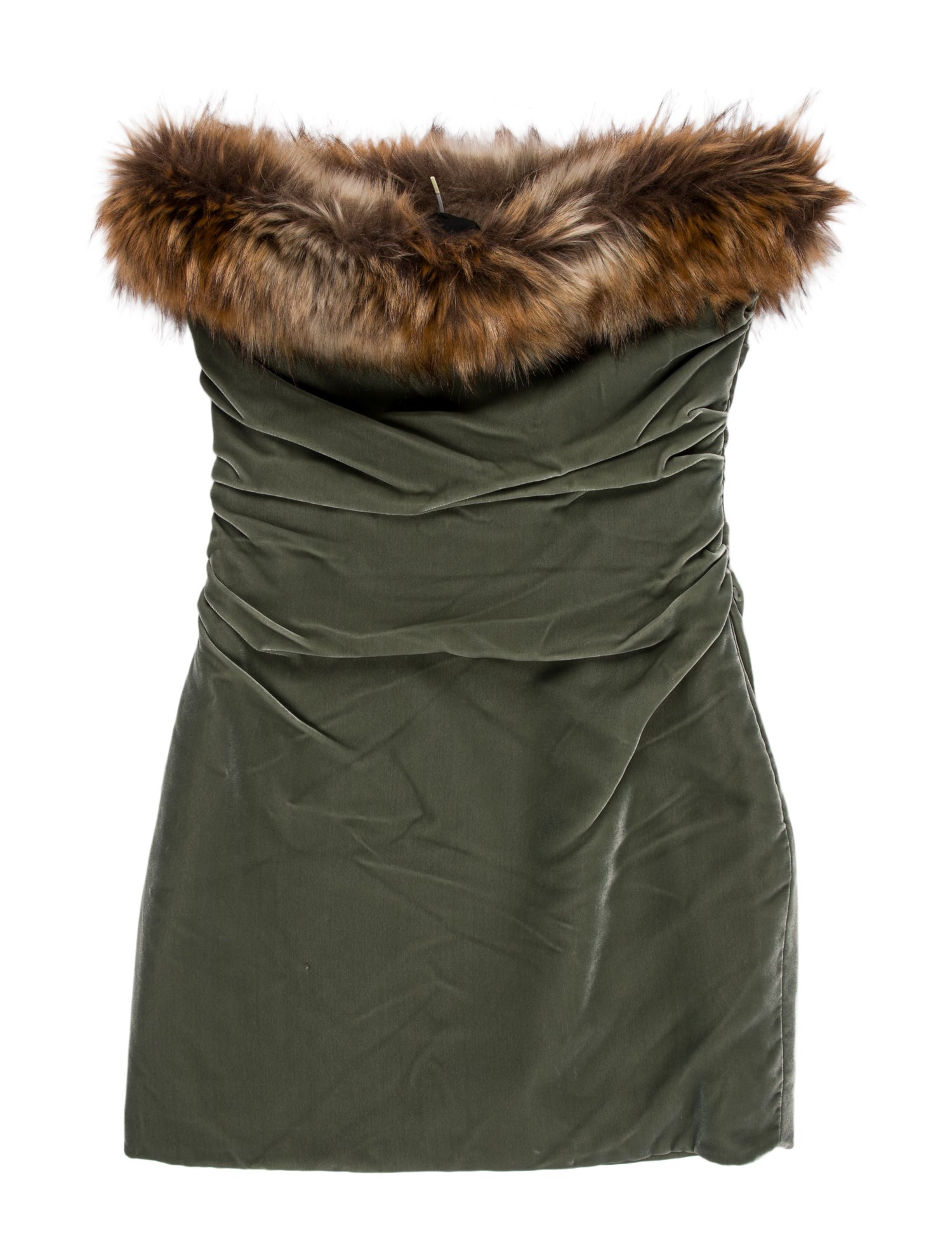 Saint Laurent Colorblock Pattern Mini Dress